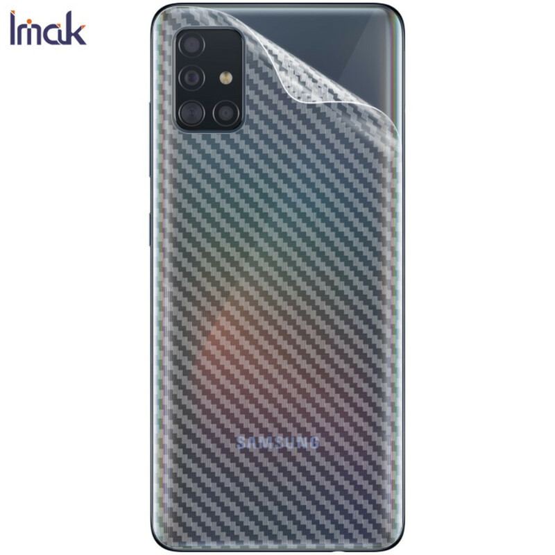 Rygbeskyttelsesfilm Til Samsung Galaxy A51 Carbon Style Imak