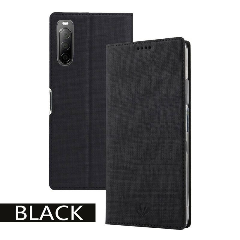 Cover Sony Xperia 10 II Flip Cover Tekstureret Vili Dmx