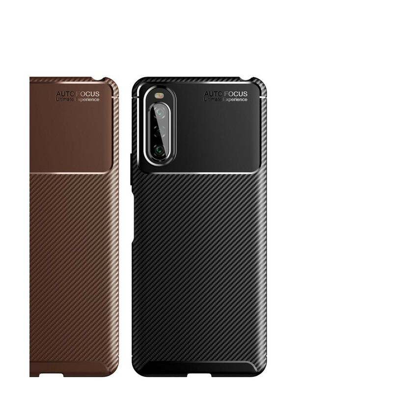 Cover Sony Xperia 10 II Kulfiberslange