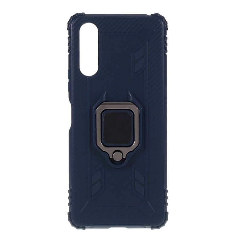 Cover Sony Xperia 10 II Ring Og Kulfiber