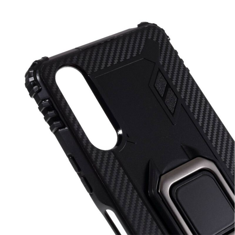 Cover Sony Xperia 10 II Ring Og Kulfiber