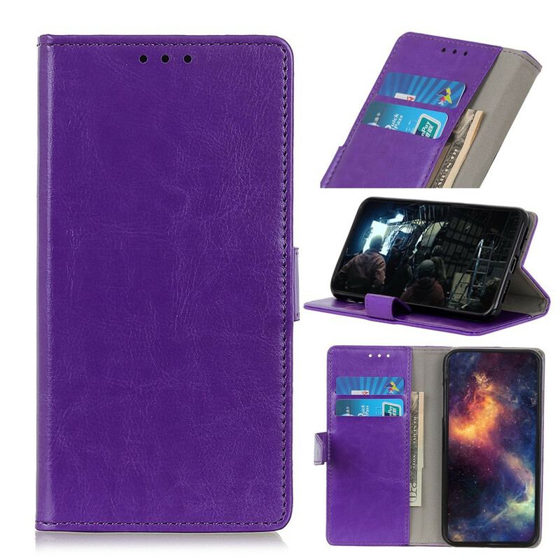 Flip Cover Sony Xperia 10 II Klassisk Lædereffekt