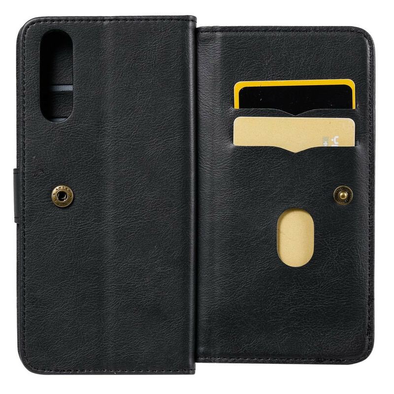 Flip Cover Sony Xperia 10 II Multifunktions 10 Kortholder